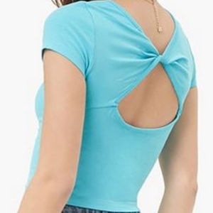 Twisted Cutout Crop Top